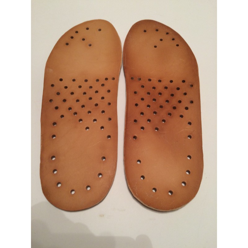 Wkładki do butów ze skóry naturalnej 5 mm cieniowane