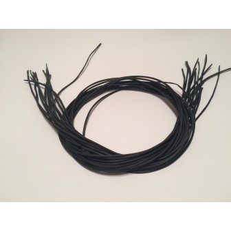 Sznurówki ze skóry naturalnej 3,5mm, okrągłe