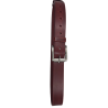 Pasek męski ze skóry naturalnej blanszowej jucht 40mm x4mm ciemna wiśnia cieniowana
