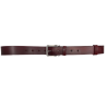 PASEK MĘSKI ZE SKÓRY NATURALNEJ BLANSZOWEJ JUCHT 35MM X 4MM CIEMNA WIŚNIA CIENIOWANA
